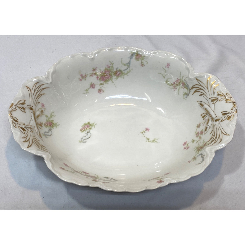 Haviland Schleiger Limoges France 57F or 57A Oval Vegetable Bowl Serving